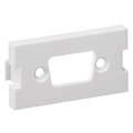 Leviton WALLPLATES MOS 1U BLANK HD15 WH 41291-DBW